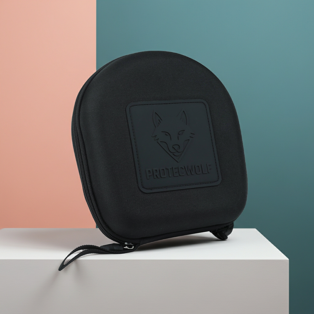 ProtecWolf Universal Hard Headphone Case