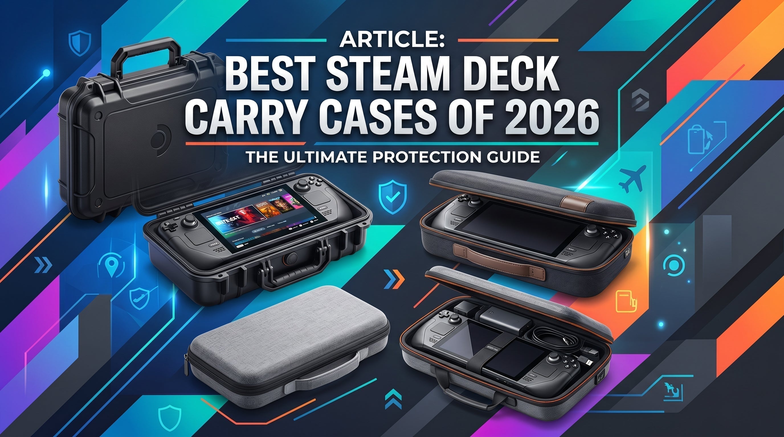 Steam Deck Carry Cases - Premium Quality - Affordable Prices