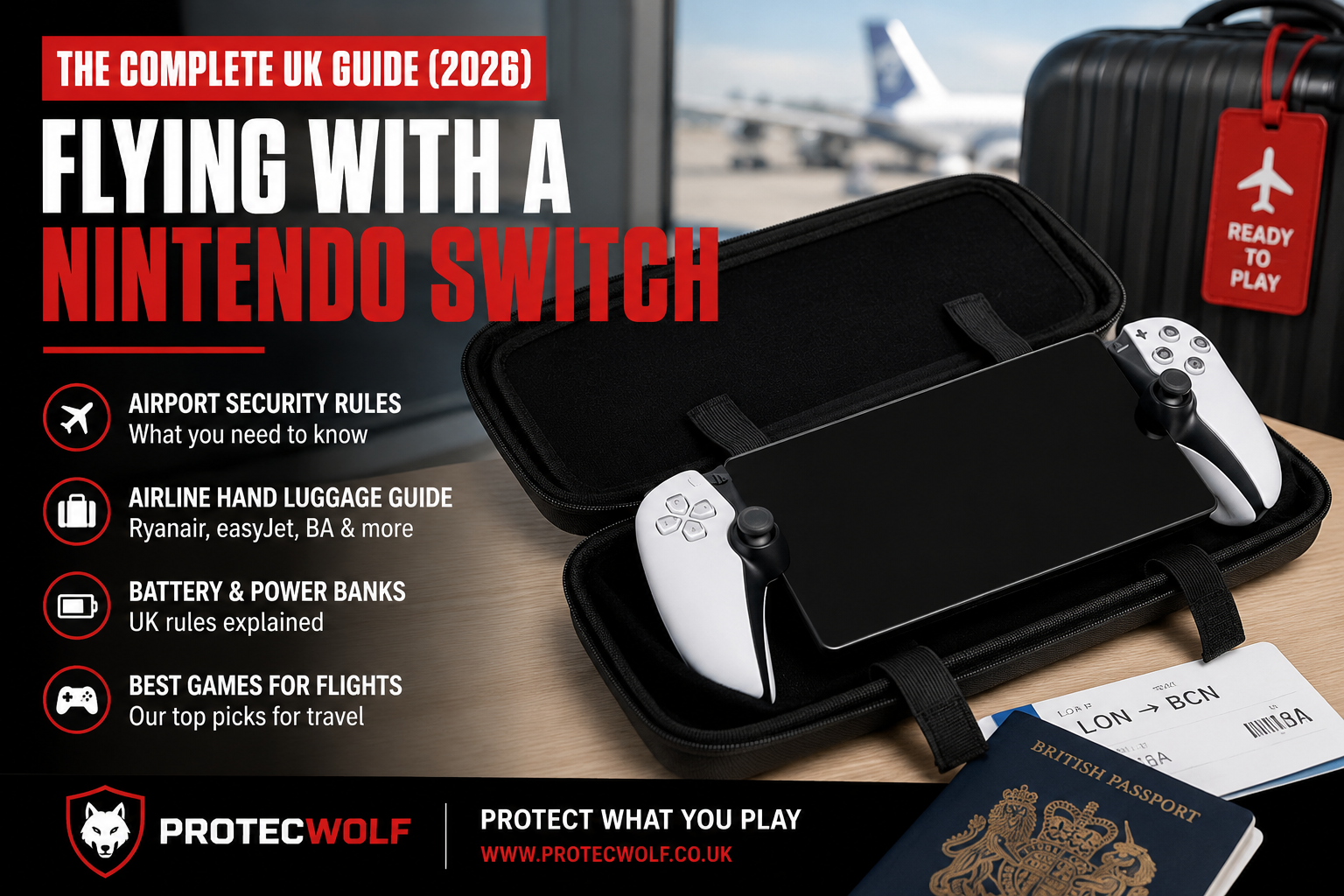 Flying With The Nintendo Switch - Things to be aware of before you travel
