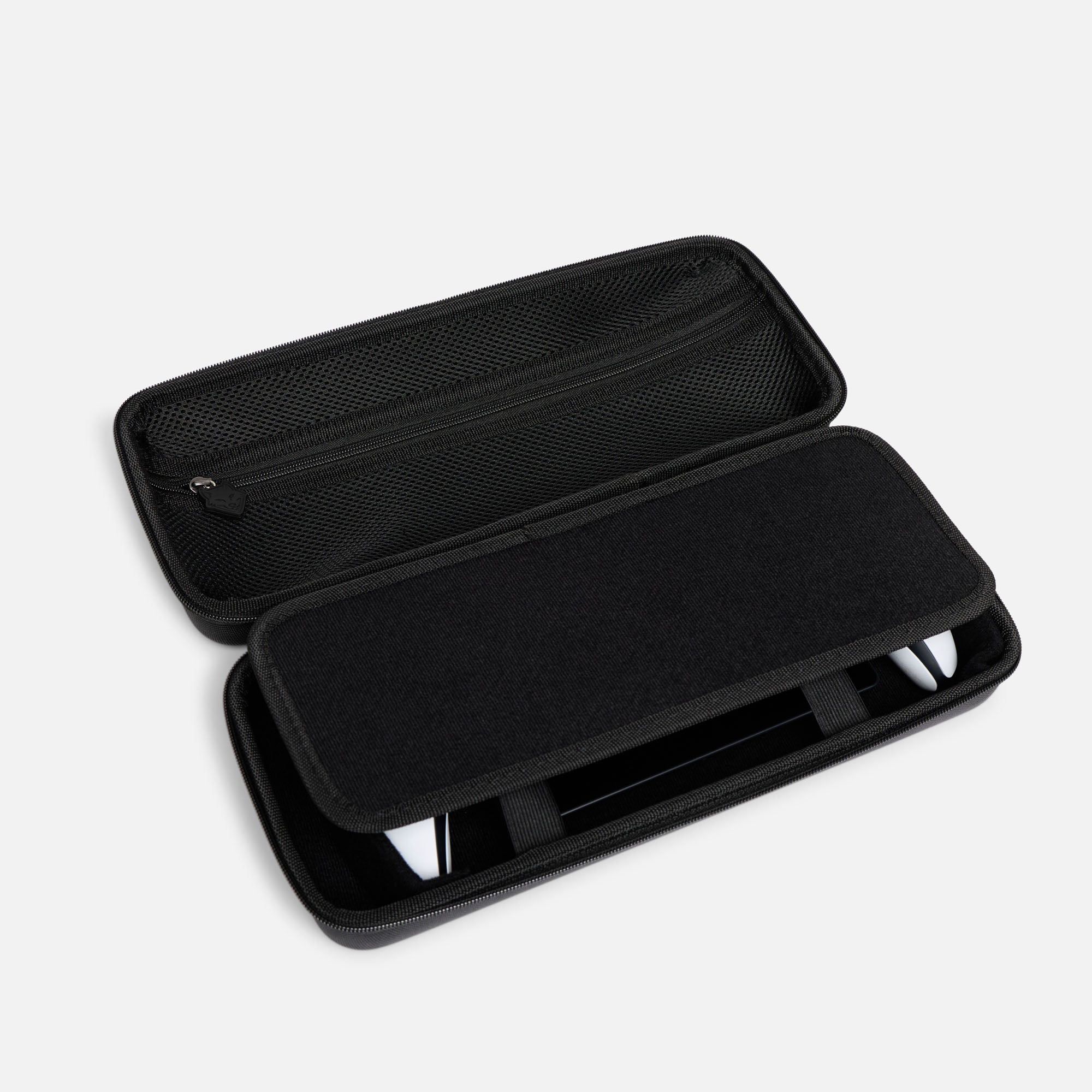 Nintendo Switch stored inside ProtecWolf carrying case