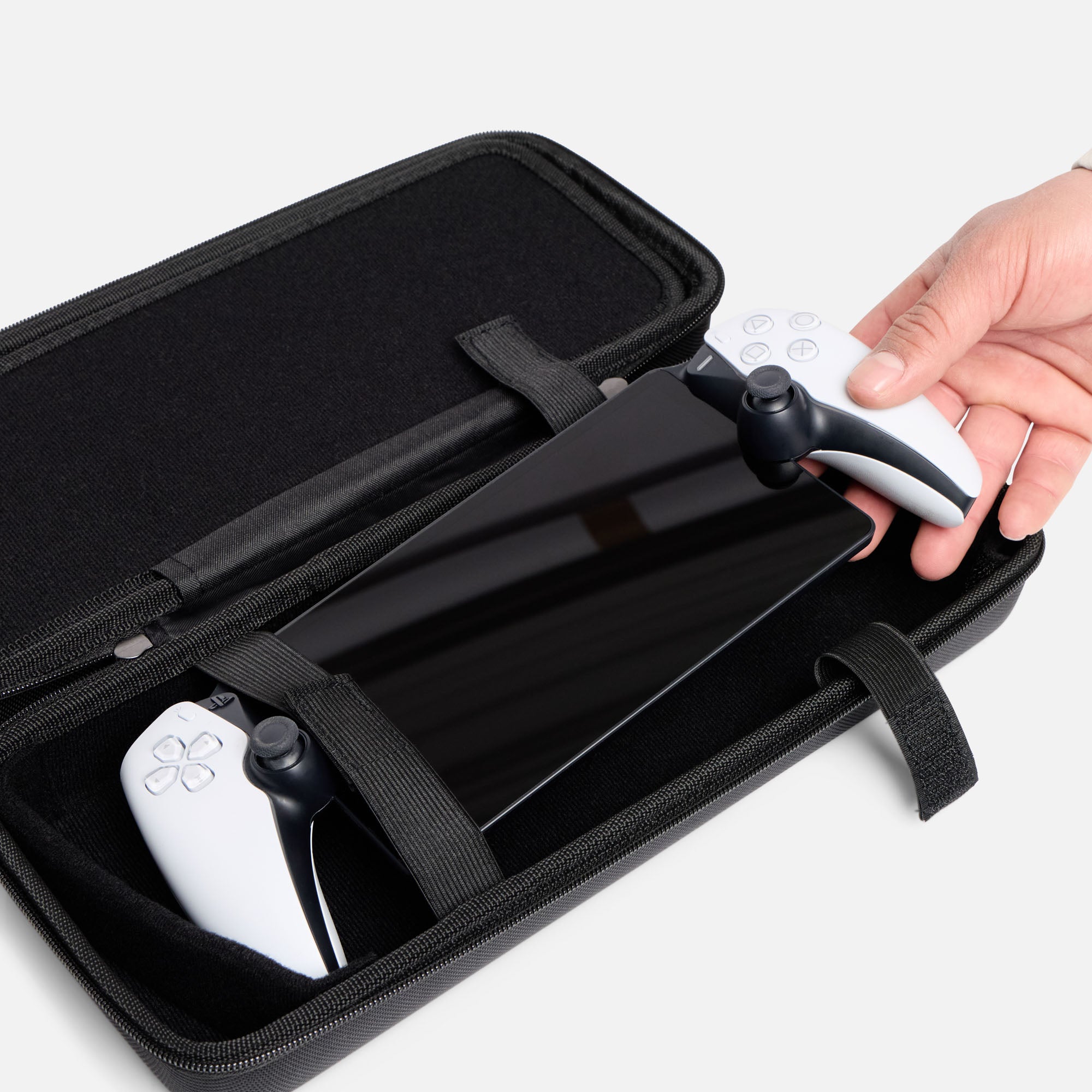 Accessory storage pocket inside ProtecWolf console case