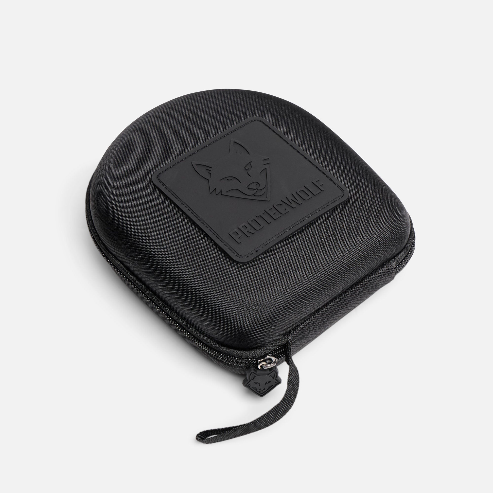ProtecWolf headphone carry case angled view