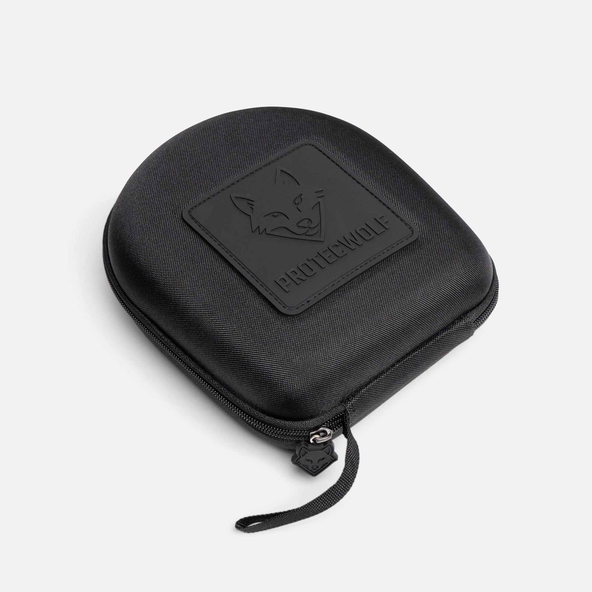 ProtecWolf headphone carry case angled view