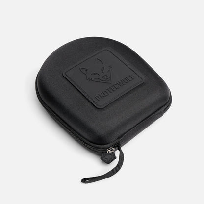 ProtecWolf headphone carry case angled view