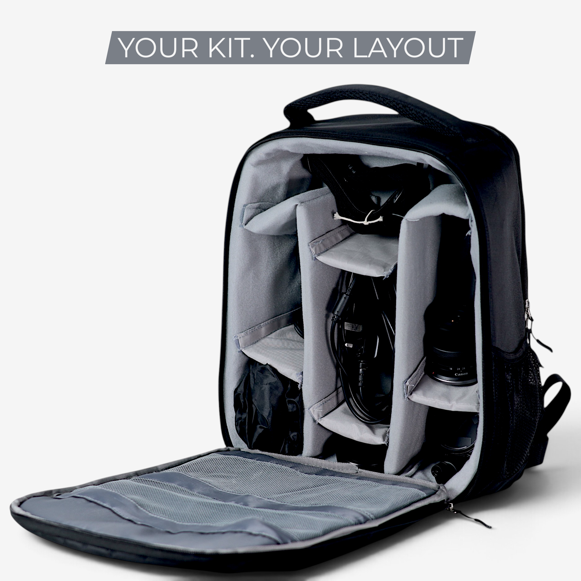 ProtecWolf 23L Camera Backpack with Waterproof Rain Cover